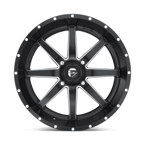 Fuel UTV D538 Maverick 16x7 Matte Black Milled Wheel with 4x156 Bolt Pattern and +13 Offset