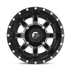 Fuel UTV D538 Maverick 14x7 Matte Black Milled Wheel with 4x156 Bolt Pattern and +13 Offset