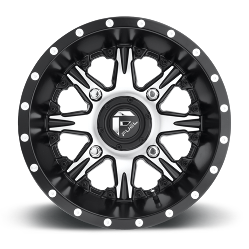 Fuel UTV D541 Nutz UTV 14x7 Matte Black Machined Wheel with 4x156 Bolt Pattern and +13 Offset