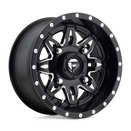 Fuel UTV D567 Lethal 15x7 Matte Black Milled Wheel with 4x156 Bolt Pattern and 132mm Center Bore