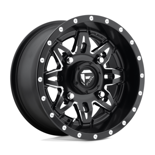 Fuel UTV D567 Lethal 15x7 Matte Black Milled Wheel with 4x156 Bolt Pattern and 132mm Center Bore