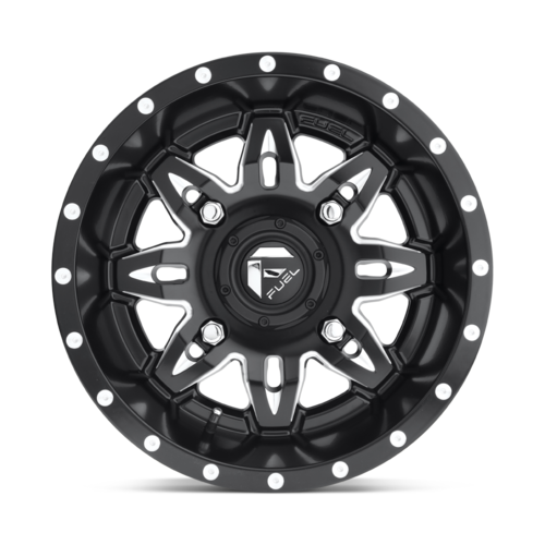 Fuel UTV D567 Lethal 15x7 Matte Black Milled Wheel with 4x156 Bolt Pattern and 132mm Center Bore