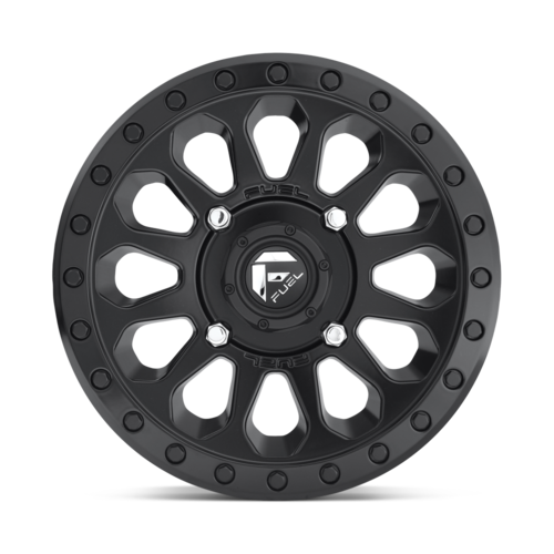 Fuel UTV D579 VECTOR 14x7 Matte Black Wheel with 4x156 Bolt Pattern and +13 Offset