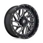 Fuel UTV Triton D581 18x7 Gloss Black Milled Wheel with 4x156 Bolt Pattern and +13 Offset