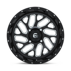 Fuel UTV D581 Triton 20x7 Gloss Black Milled Wheel with 4x156 Bolt Pattern and +13 Offset