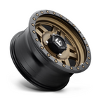 Fuel UTV ANZA D583 14x7 Matte Bronze Black Bead Ring Wheel for 4x156 Bolt Pattern