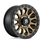 Fuel UTV D600 VECTOR 15x7 Matte Bronze Black Bead Ring Wheel with 4x156 Bolt Pattern and +13 Offset