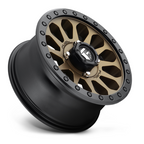 Fuel UTV D600 VECTOR 15x7 Matte Bronze Black Bead Ring Wheel with 4x156 Bolt Pattern and +13 Offset
