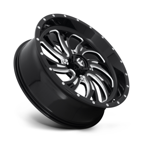 Fuel UTV D641 KOMPRESSOR UTV 24x7 Gloss Black Milled Wheel with 4x137 Bolt Pattern and 110.10mm Center Bore