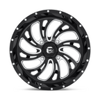 Fuel UTV D641 KOMPRESSOR UTV 18x7 Gloss Black Milled Wheel with 4x137 Bolt Pattern and +13 Offset