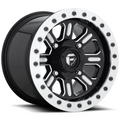 Fuel UTV D910 Hardline 15x7 Gloss Black Milled Beadlock Wheel with 4x156 Bolt Pattern and 38mm Offset