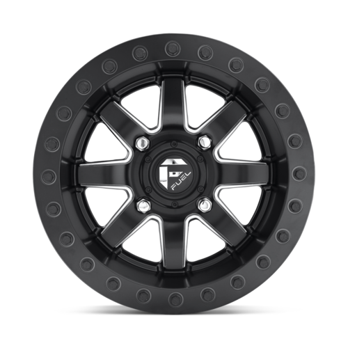 Fuel UTV D928 Maverick Beadlock Wheel - 15x8 Matte Black with 4x156 Bolt Pattern and 132mm Center Bore
