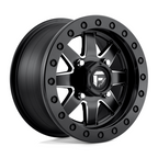 Fuel UTV D938 Maverick HD 15x7 Matte Black Milled Beadlock Wheel