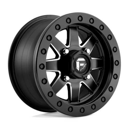 Fuel UTV D938 Maverick HD 15x7 Matte Black Milled Beadlock Wheel