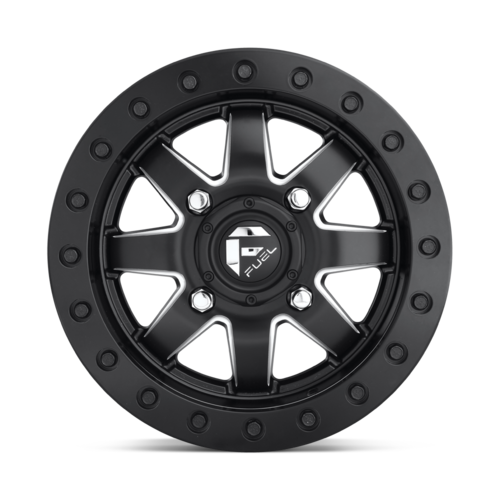Fuel UTV D938 Maverick HD 15x7 Matte Black Milled Beadlock Wheel