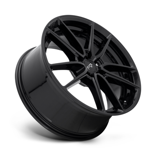 Niche 1PC DFS 18x8 Gloss Black Wheel with 5x114.3 Bolt Pattern and +30 Offset