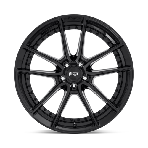 Niche 1PC DFS 17x8 Gloss Black Wheel with 5x120 Bolt Pattern and +40 Offset