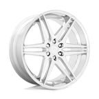 DUB 1PC S265 DIRTY DOG 26x10 Chrome Wheel with 6x135 Bolt Pattern and +30 Offset