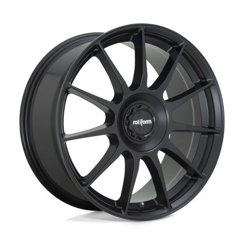 Rotiform R168 DTM 17x8 Satin Black Wheel with 5x112/5x120 Bolt Pattern and +40 Offset