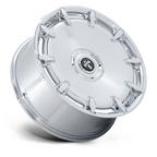 DUB 1PC Cheef 24x10 Chrome Wheel with 6x135/139.7 Bolt Pattern and +30 Offset