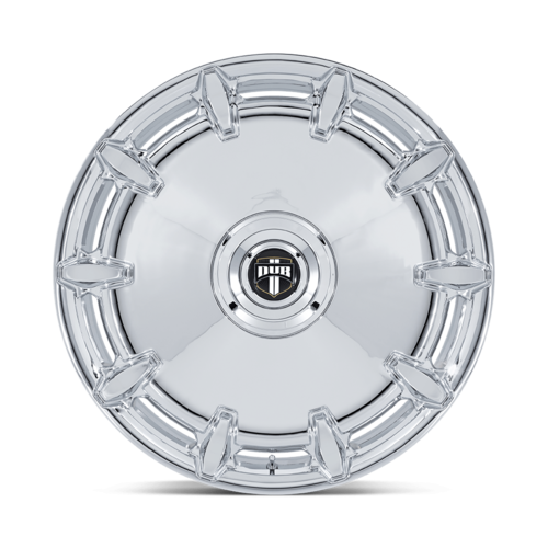 DUB 1PC DC271 CHEEF 24x9 Chrome Alloy Wheel with 5x115/120 Bolt Pattern and +38 Offset