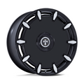 DUB 1PC DC271 CHEEF 24x9 Gloss Black Milled Wheel with 5x115/120 Bolt Pattern and +15 Offset