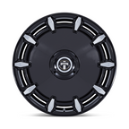 DUB 1PC DC271 CHEEF 26x10 Inch Gloss Black Milled Wheel with 6x135/6x139.7 Bolt Pattern and 30mm Offset