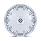 DUB 1PC Cheef 24x10 Inch Wheel with Silver Machined Finish – 6x135/6x139.7 Bolt Pattern, +30 Offset, 100.30 Center Bore