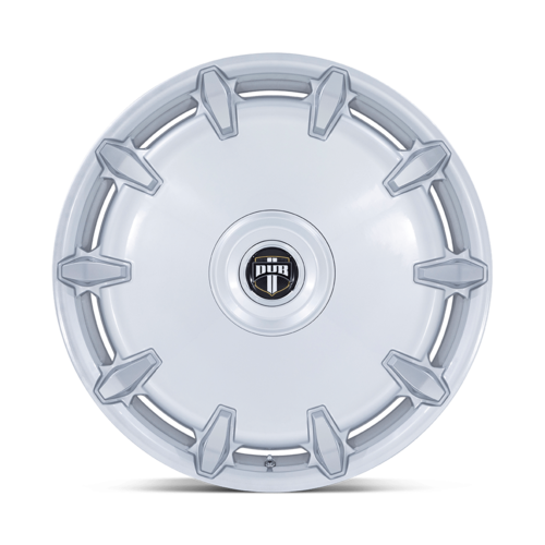 DUB 1PC Cheef 24x10 Inch Wheel with Silver Machined Finish – 6x135/6x139.7 Bolt Pattern, +30 Offset, 100.30 Center Bore