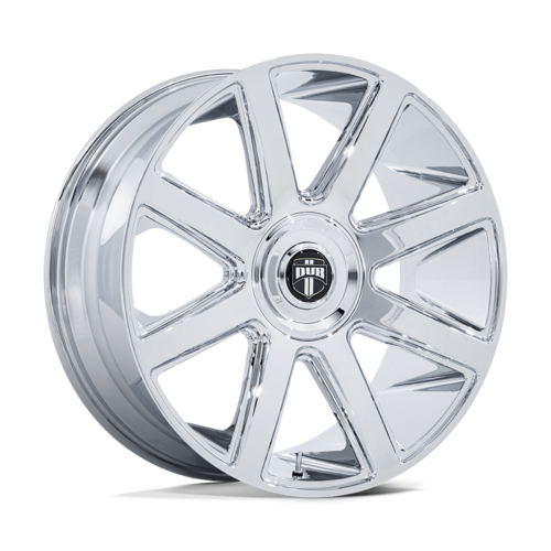 DUB 1PC DC273 Pull Chrome Wheel 26x10 with 6x135/6x139.7 Bolt Pattern and 30mm Offset