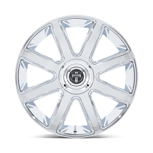 DUB 1PC DC273 PULL Chrome 24-Inch Wheel with 10-Inch Width, 6x135/6x139.7 Bolt Pattern, +30 Offset, 100.30mm Center Bore