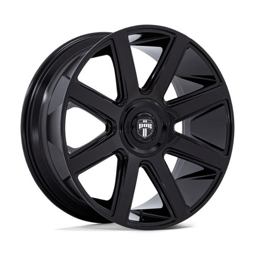 DUB 1PC DC273 PULL 24x10 Inch Gloss Black Wheel with 6x135/6x139.7 Bolt Pattern and 30mm Offset