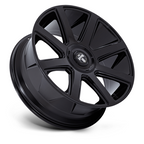 DUB 1PC DC273 PULL 24-Inch Gloss Black Alloy Wheel with 5x115/120 Bolt Pattern and +15 Offset