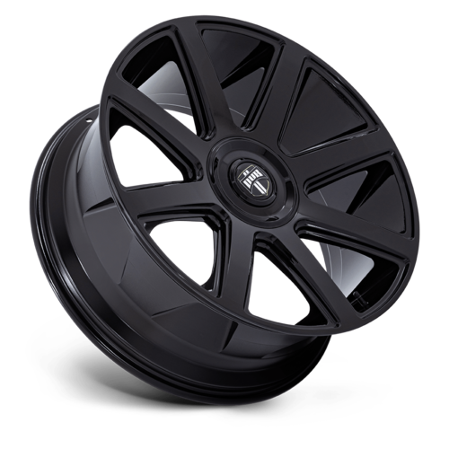 DUB 1PC DC273 PULL 24-Inch Gloss Black Wheel with 5x115/120 Bolt Pattern and +38 Offset