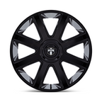 DUB 1PC DC273 PULL 24x10 Gloss Black Wheel with 5x115/120 Bolt Pattern and +15 Offset