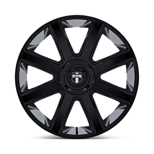DUB 1PC DC273 PULL 24x10 Gloss Black Wheel with 5x115/120 Bolt Pattern and +15 Offset
