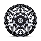 DUB 1PC ANOMALY 24x9 Gloss Black Milled Wheel with 5x115/120 Bolt Pattern and +15 Offset