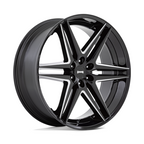 DUB 1PC S267 DIRTY DOG 26x10 Glossy Black Milled Wheel with 6x139.7 Bolt Pattern and +25 Offset