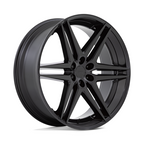 DUB 1PC S269 DIRTY DOG 26x10 All Matte Black Wheel with 6x139.7 Bolt Pattern and +25 Offset