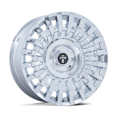 DUB 1PC DC272 HONCHO 22x9 Chrome Wheel with 5x115/120 Bolt Pattern and +15 Offset