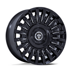 DUB 1PC Honcho 24x9 Gloss Black Milled Wheel with 5x115/120 Bolt Pattern and +38 Offset
