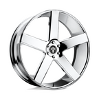 DUB 1PC S115 BALLER 26-inch Chrome Wheel with 5x127 Bolt Pattern and +15 Offset