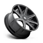 DUB 1PC S109 PUSH 20x8.5 Inch Gloss Black Milled Wheel with +30 Offset