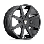 DUB 1PC S110 PUSH 24-Inch Gloss Black Off-Road Wheel with 6x135/6x139.7 Bolt Pattern and 87.10mm Center Bore