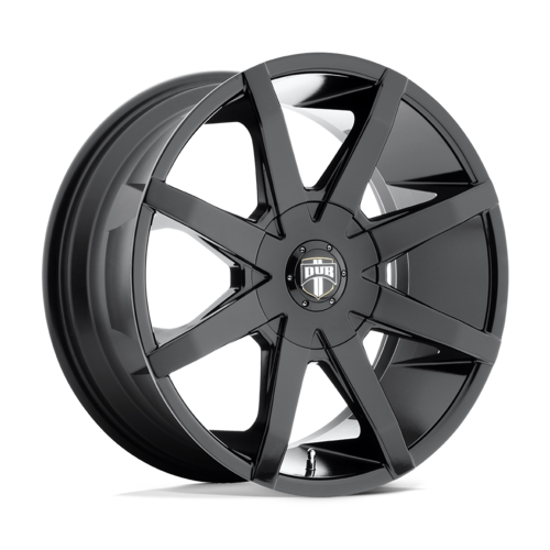DUB 1PC S110 PUSH 24-Inch Gloss Black Off-Road Wheel with 6x135/6x139.7 Bolt Pattern and 87.10mm Center Bore
