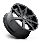 DUB 1PC S110 PUSH 20x8.5 Gloss Black Alloy Wheel with 5x114.3/120 Bolt Pattern and +35 Offset