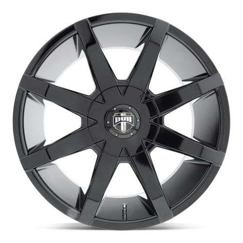 DUB 1PC S110 PUSH 24-Inch Gloss Black Off-Road Wheel with 6x135/6x139.7 Bolt Pattern and 87.10mm Center Bore