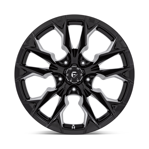 Fuel 1PC D803 Flame 20x10 Gloss Black Milled Wheel with -18 Offset and 5x127 Bolt Pattern