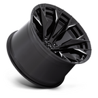 Fuel 1PC D803 Flame 20x12 Black Gloss Milled Wheel with 5x127 Bolt Pattern and -44 Offset