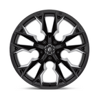 Fuel 1PC D803 Flame 22x12 Gloss Black Milled Wheel with -44 Offset and 5x127 Bolt Pattern
